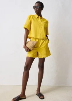 bonprix Chemisier court avec soie|Femme Premium|Chemisiers