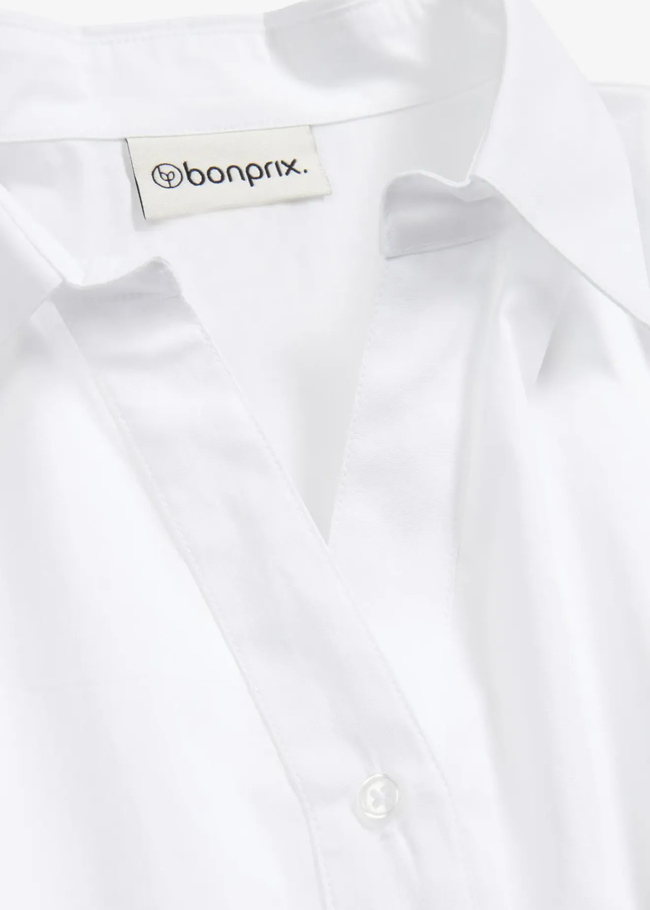 bonprix Chemisier court devant, long derrière, manches ballon|Femme Chemisiers