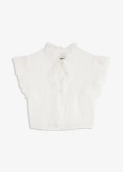 Femme bonprix Chemisiers|Chemisier de Dirndl en tulle plumetis