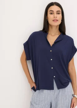 bonprix Chemisier doux en jersey viscose|Femme T-Shirts & Tops