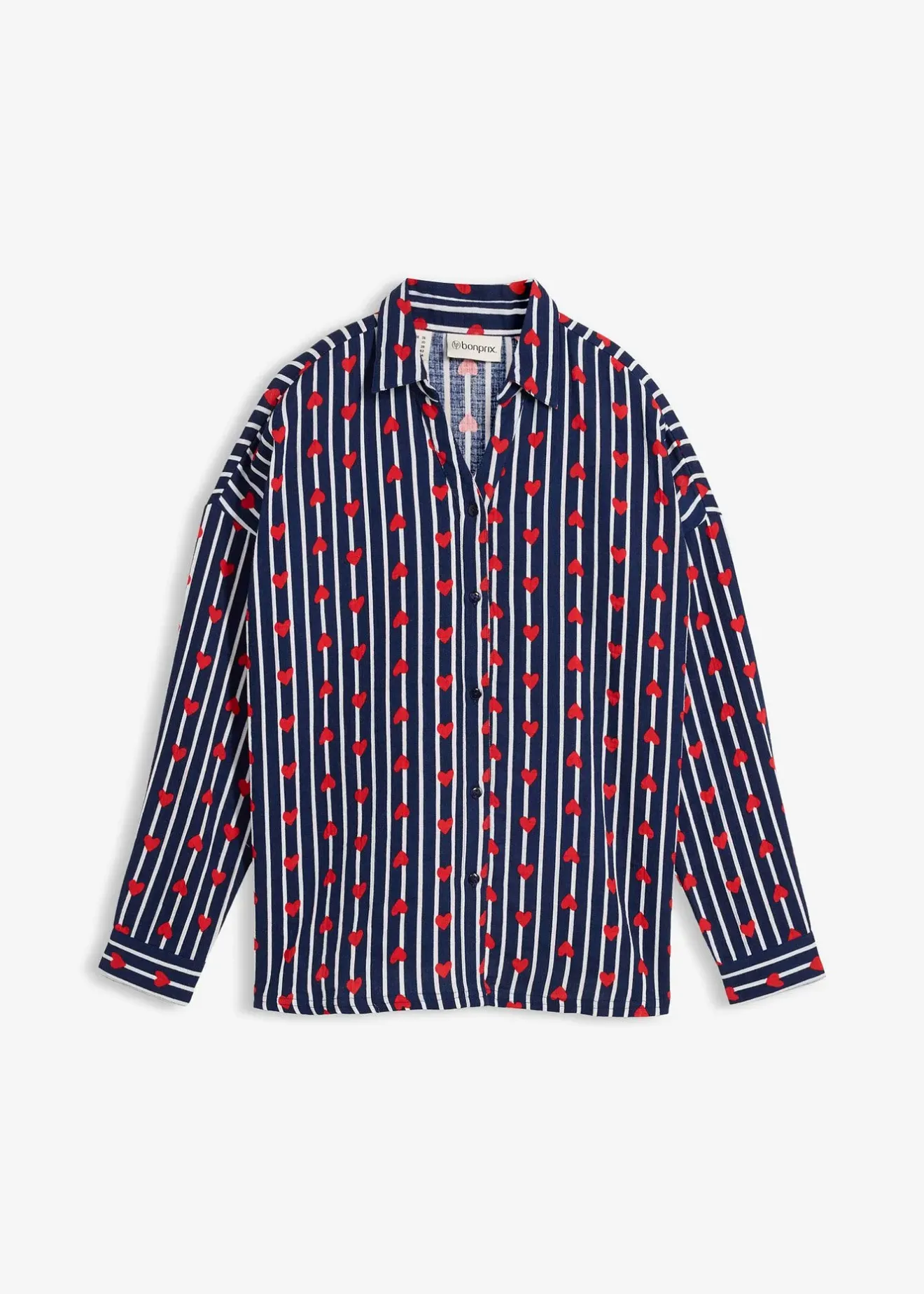 bonprix Chemisier doux et oversize en gaze de coton|Femme Chemisiers