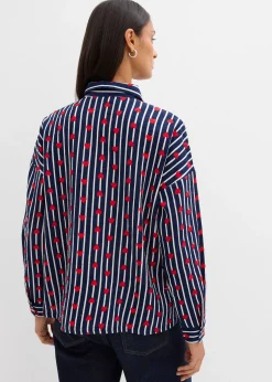bonprix Chemisier doux et oversize en gaze de coton|Femme Chemisiers
