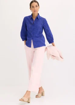 bonprix Chemisier en broderie anglaise|Femme Chemisiers