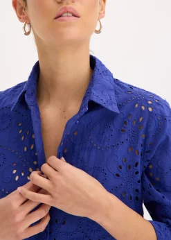 bonprix Chemisier en broderie anglaise|Femme Chemisiers