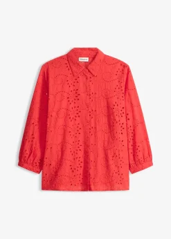 Femme bonprix Chemisiers|Chemisier en broderie anglaise
