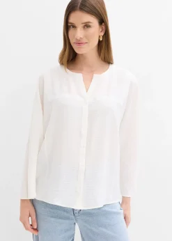 Femme bonprix Chemisiers|Chemisier en coton à manches larges