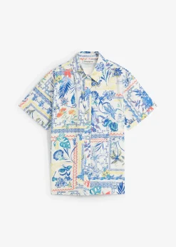 bonprix Chemisier en coton et soie|Femme Premium|Chemisiers