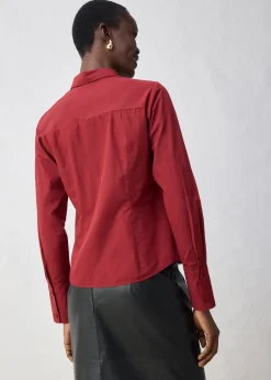 bonprix Chemisier en coton et soie|Femme Premium|Chemisiers