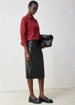 bonprix Chemisier en coton et soie|Femme Premium|Chemisiers