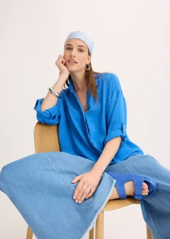 bonprix Chemisier en crêpe léger|Femme Chemisiers