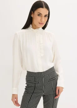 Femme bonprix Chemisiers|Chemisier en crêpe léger