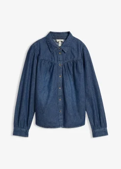 Femme bonprix Chemisiers|Chemisier en jean 100% coton