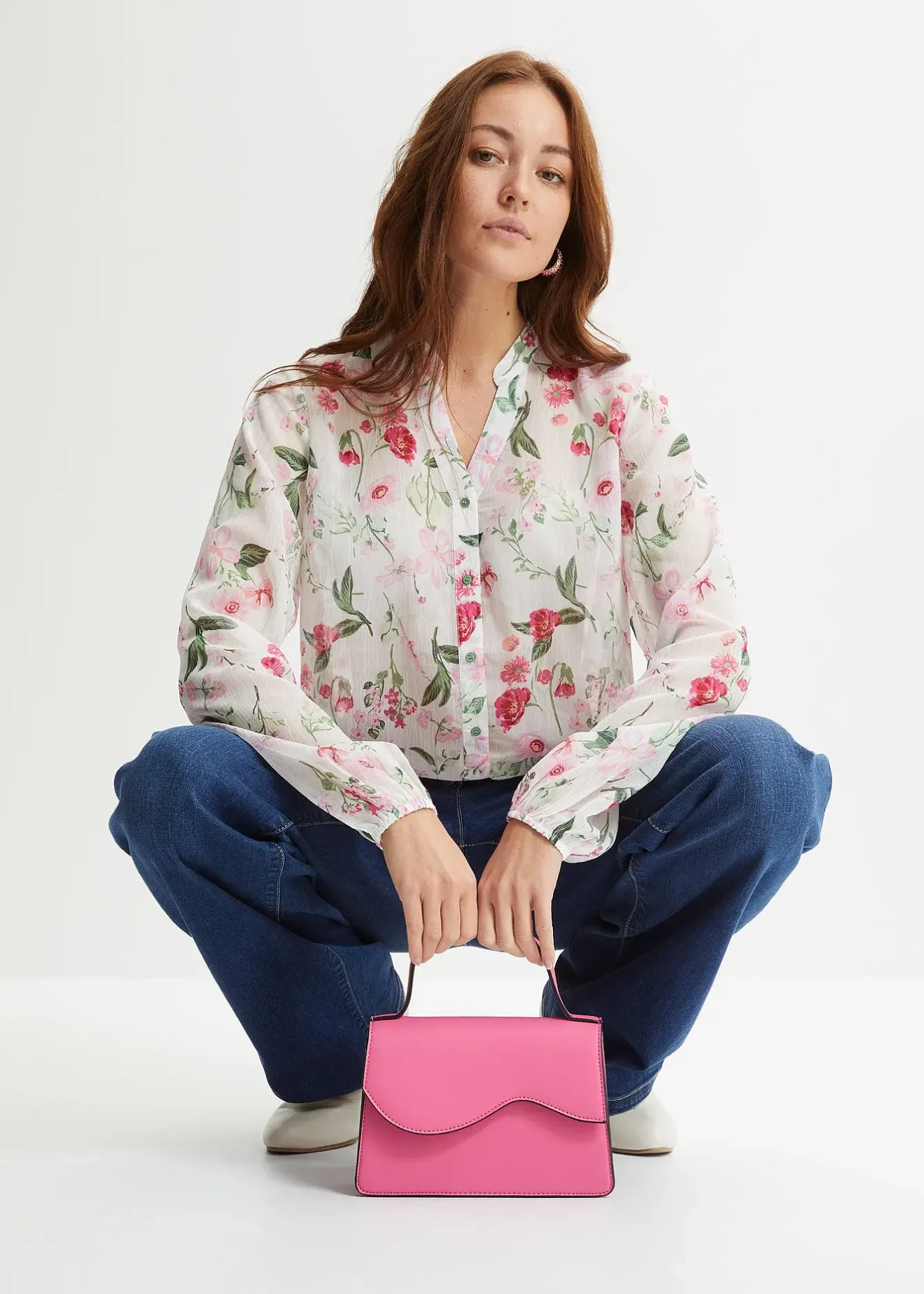 Femme bonprix Chemisiers|Chemisier en mousseline