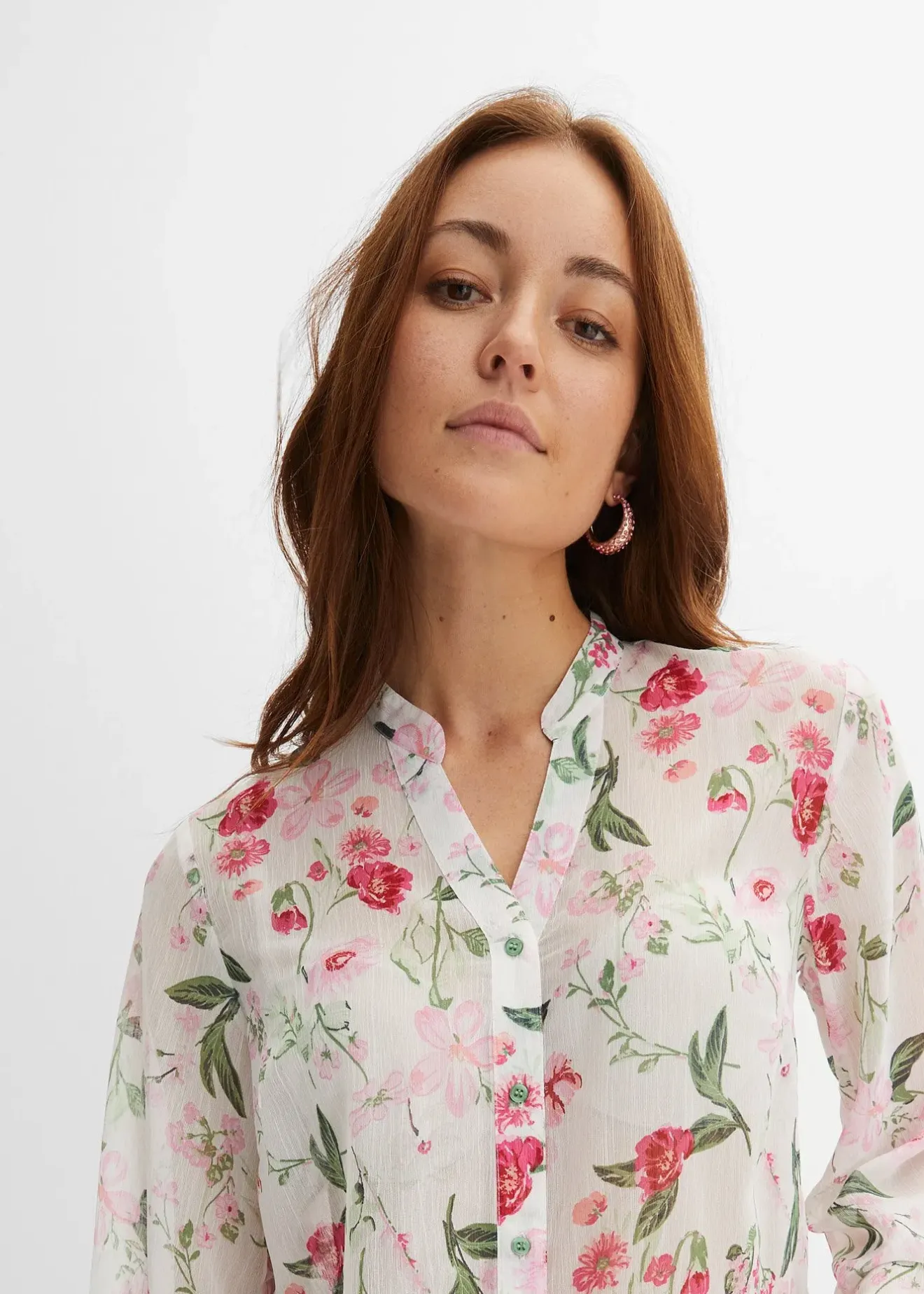 Femme bonprix Chemisiers|Chemisier en mousseline