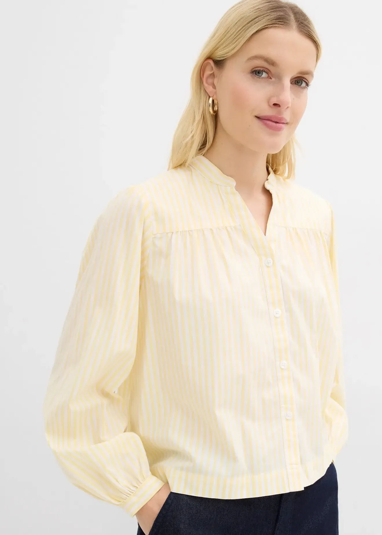 bonprix Chemisier en popeline solide|Femme Chemisiers