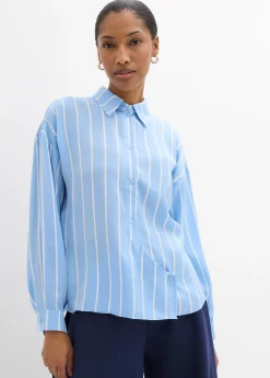 Femme bonprix Chemisiers|Chemisier en satin fluide