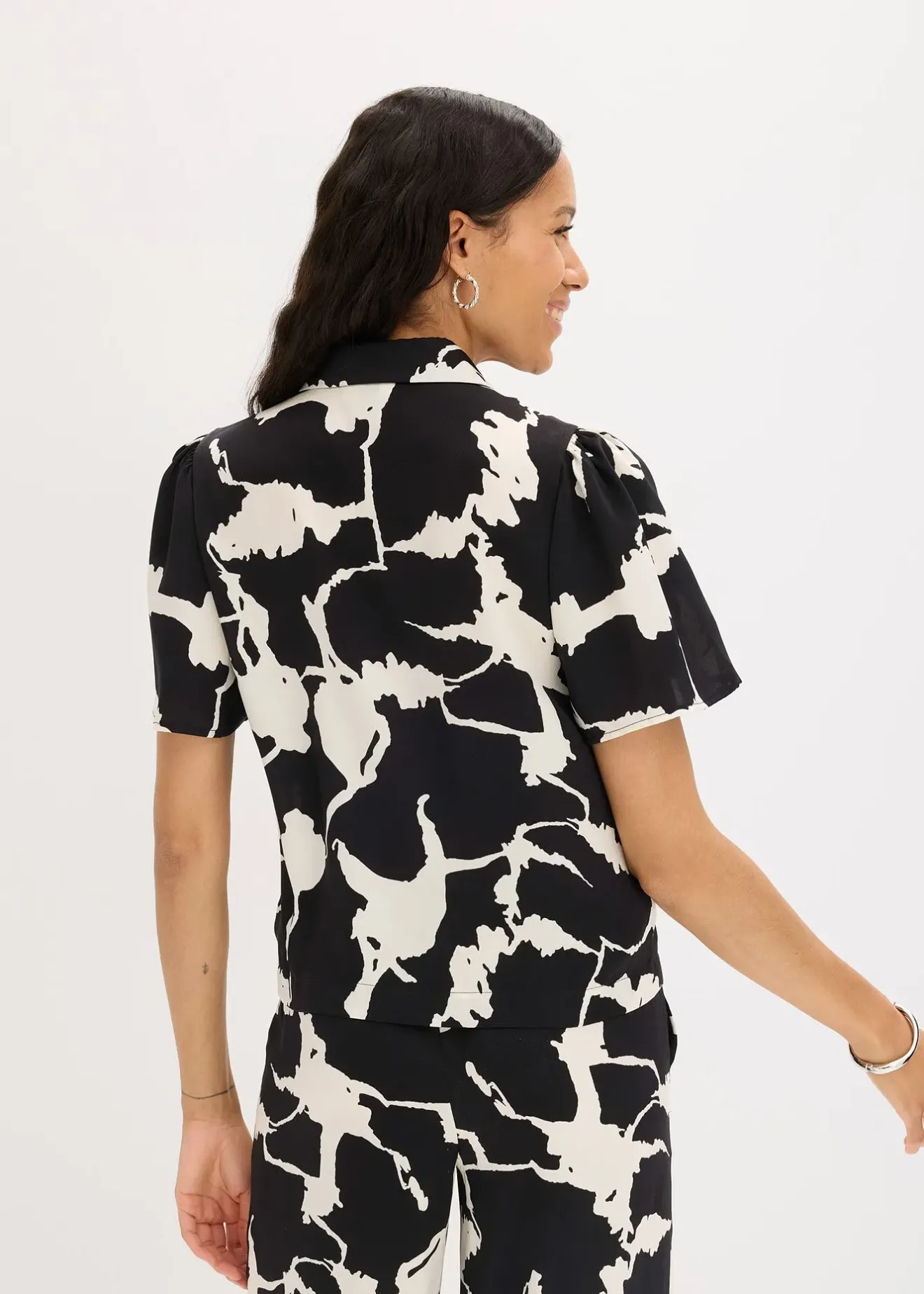 Femme bonprix Chemisiers|Chemisier en satin fluide