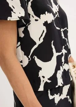 Femme bonprix Chemisiers|Chemisier en satin fluide