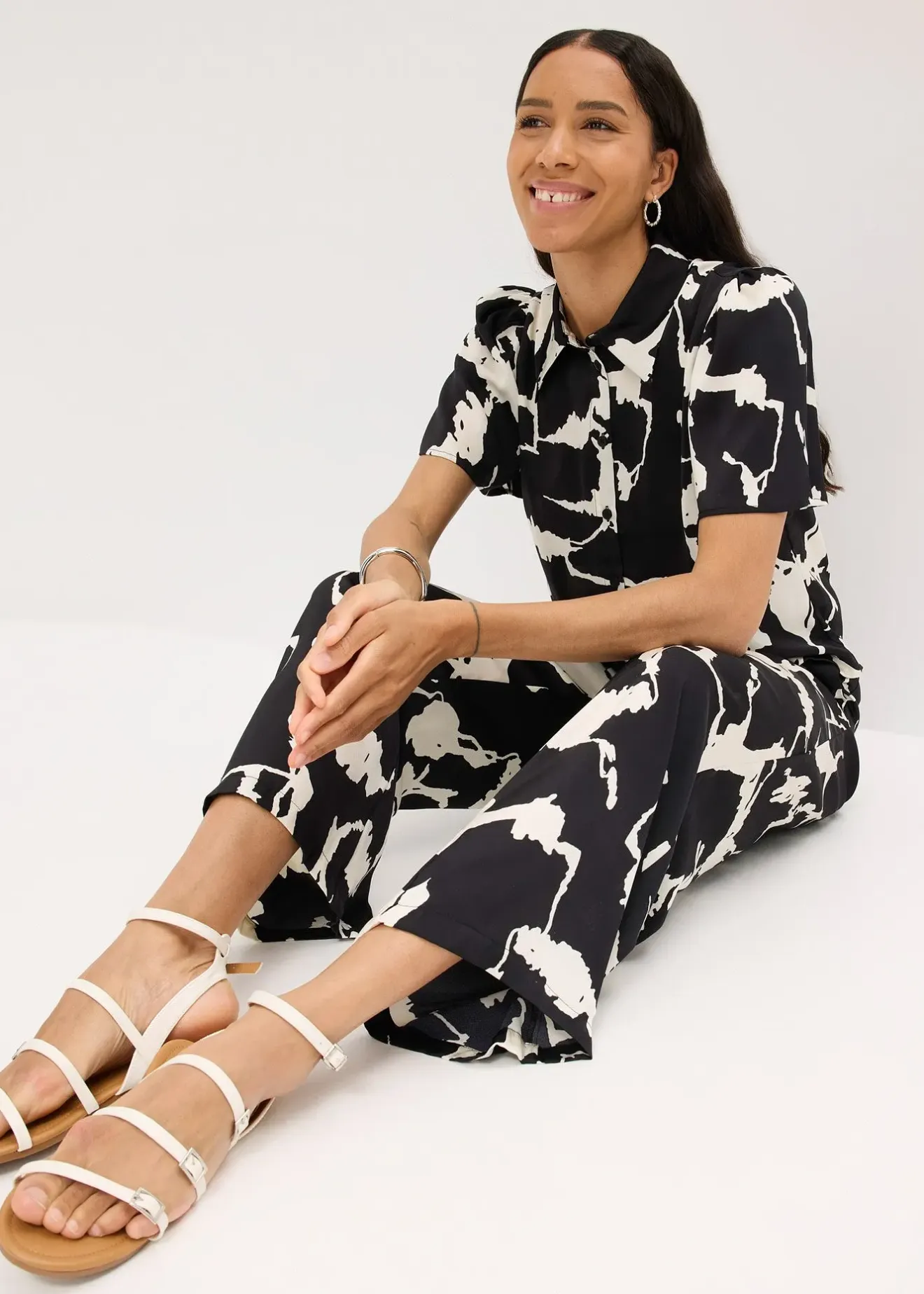 Femme bonprix Chemisiers|Chemisier en satin fluide