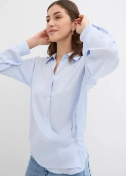 Femme bonprix Chemisiers|Chemisier en satin fluide