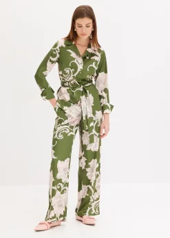 bonprix Chemisier en satin fluide|Femme Chemisiers