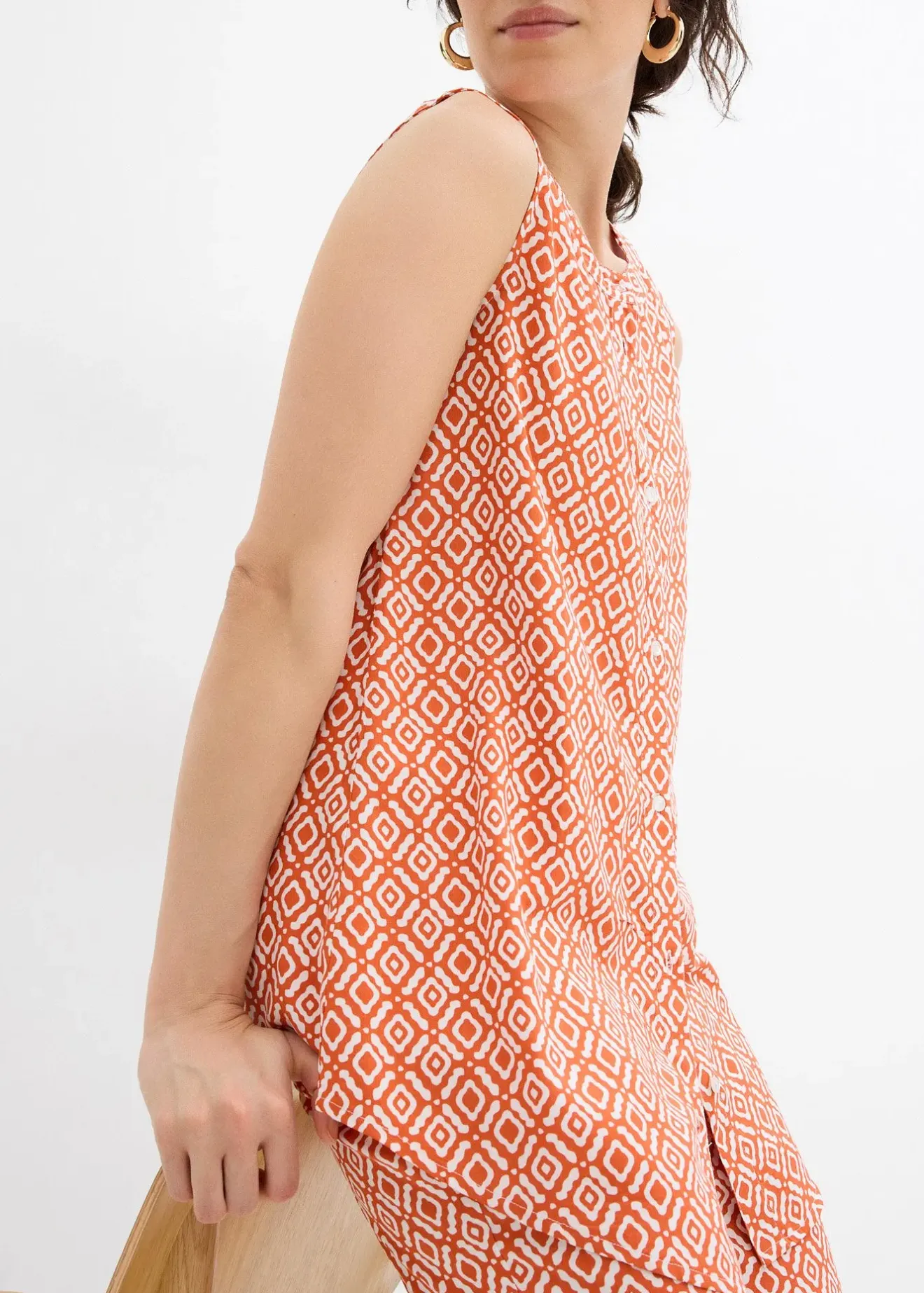 Femme bonprix Deux Pièces & Ensembles|Chemisiers|Chemisier en viscose douce