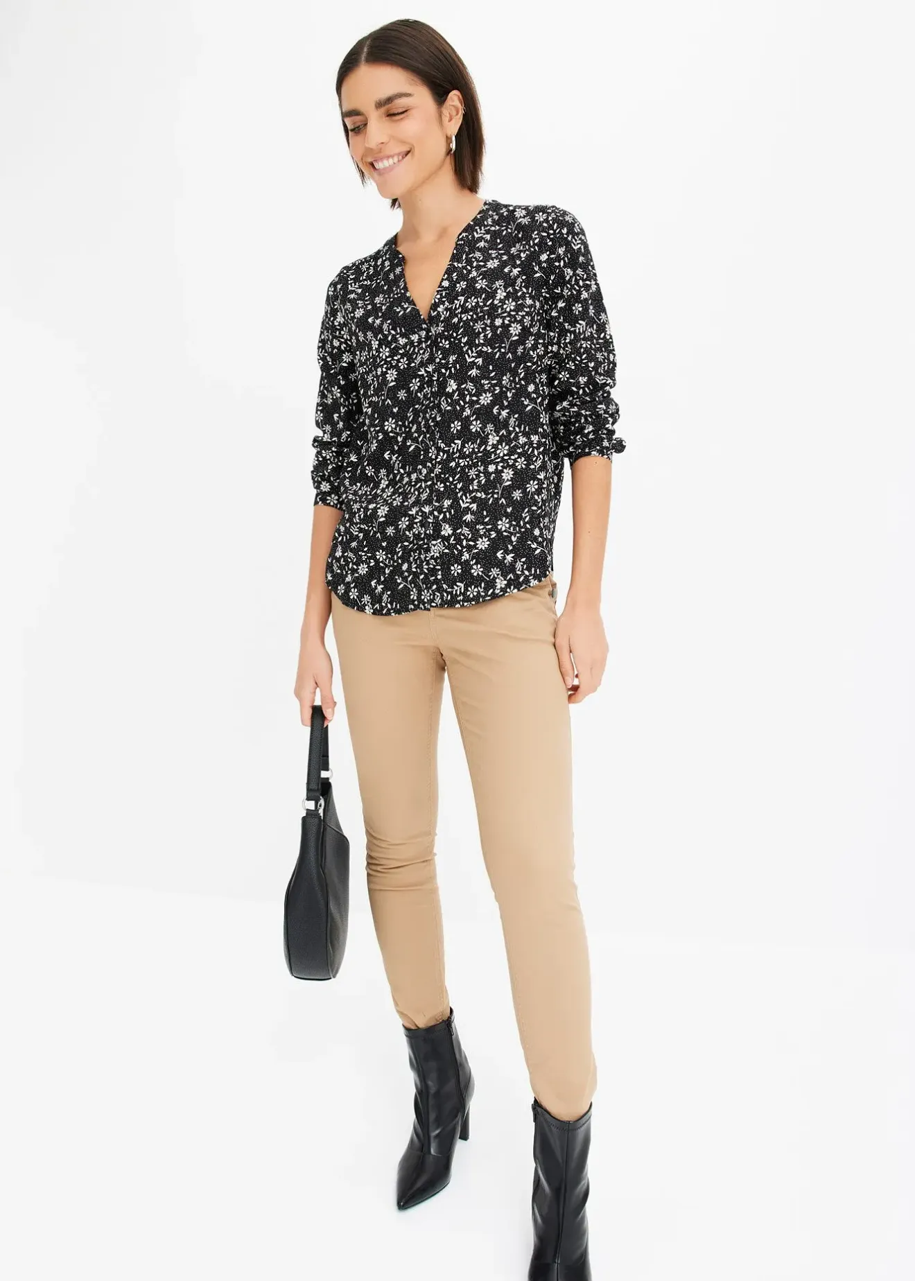 bonprix Chemisier en viscose fluide|Femme Chemisiers