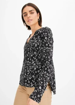 bonprix Chemisier en viscose fluide|Femme Chemisiers