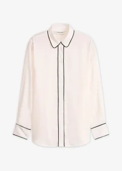 bonprix Chemisier fluide en satin|Femme Chemisiers