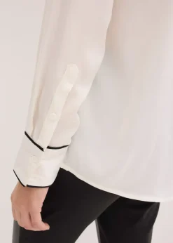 bonprix Chemisier fluide en satin|Femme Chemisiers