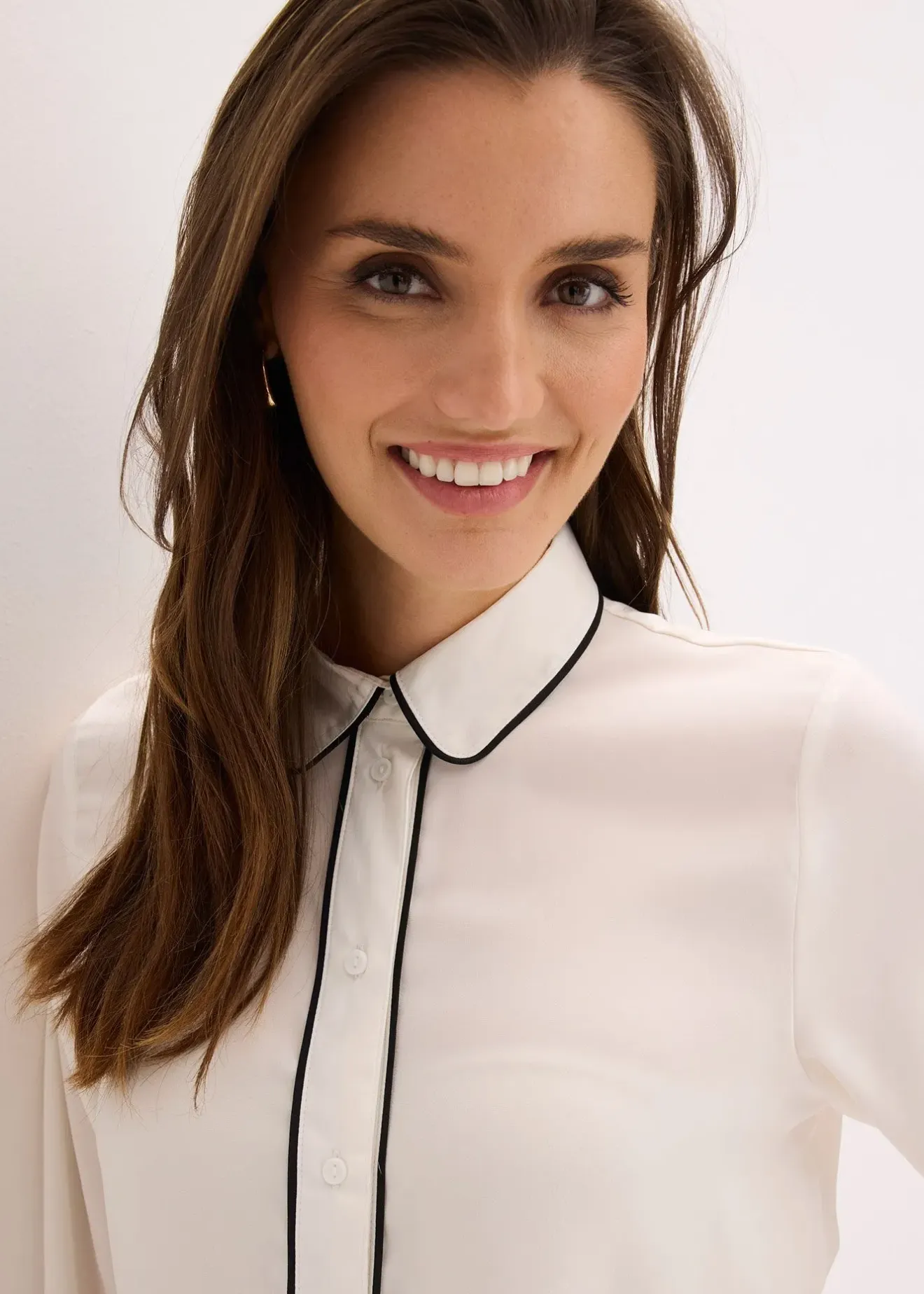 bonprix Chemisier fluide en satin|Femme Chemisiers