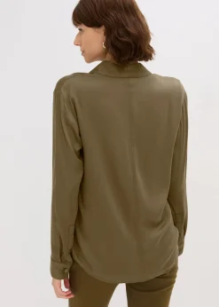 Femme bonprix Chemisiers|Chemisier fluide en satin