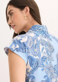 Femme bonprix Deux Pièces & Ensembles|Chemisiers|Chemisier imprimé en viscose fluide