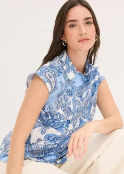 Femme bonprix Deux Pièces & Ensembles|Chemisiers|Chemisier imprimé en viscose fluide