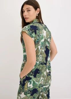 bonprix Chemisier imprimé en viscose fluide|Femme Deux Pièces & Ensembles|Chemisiers