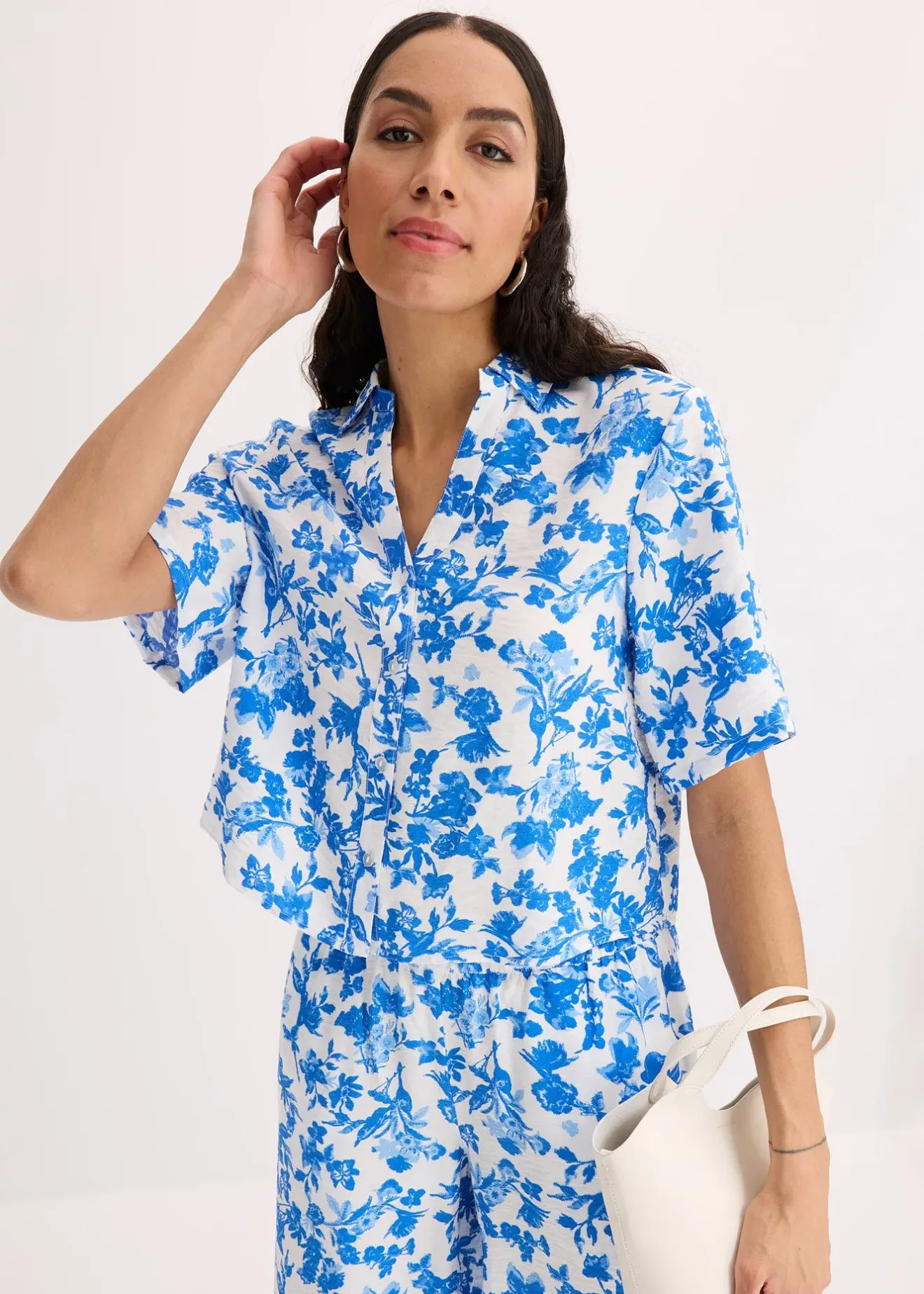 Femme bonprix Chemisiers|Chemisier manches courtes doux et fluide