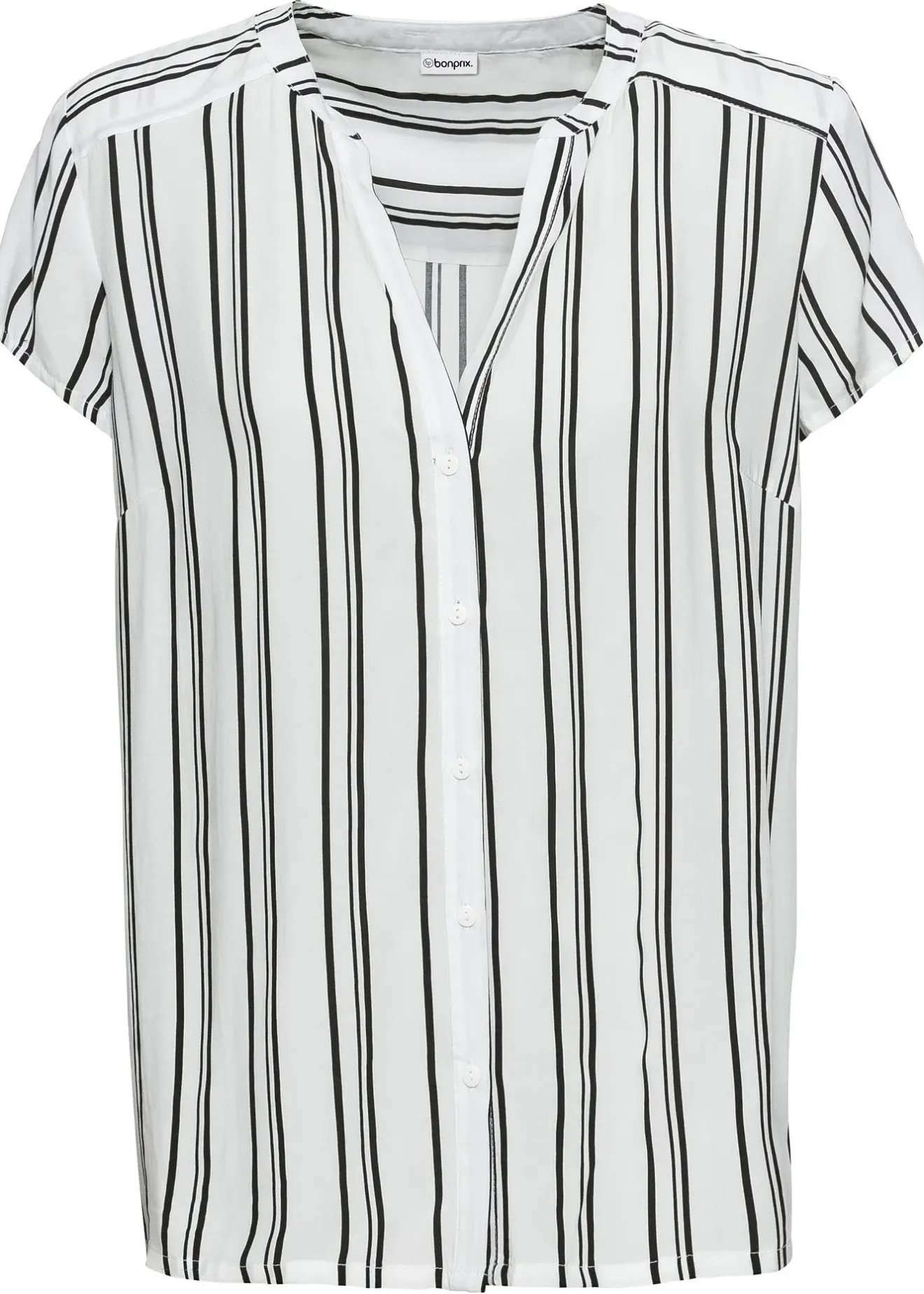 Femme bonprix Chemisiers|Chemisier manches courtes 100% viscose