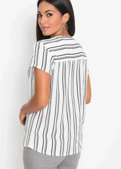 Femme bonprix Chemisiers|Chemisier manches courtes 100% viscose