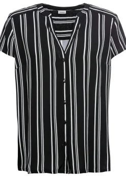 bonprix Chemisier manches courtes 100% viscose|Femme Chemisiers