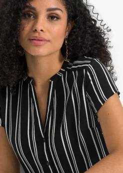 bonprix Chemisier manches courtes 100% viscose|Femme Chemisiers