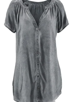 Femme bonprix Chemisiers|Chemisier manches courtes 100% coton