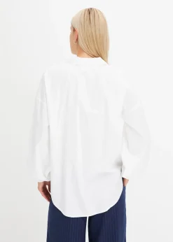 bonprix Chemisier oversize 100 % coton|Femme Chemisiers