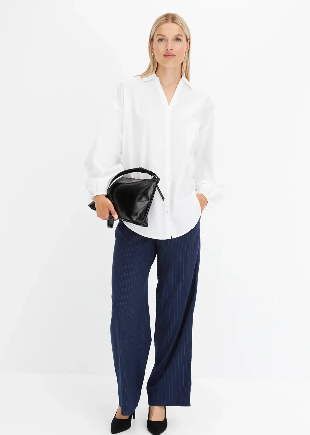 bonprix Chemisier oversize 100 % coton|Femme Chemisiers