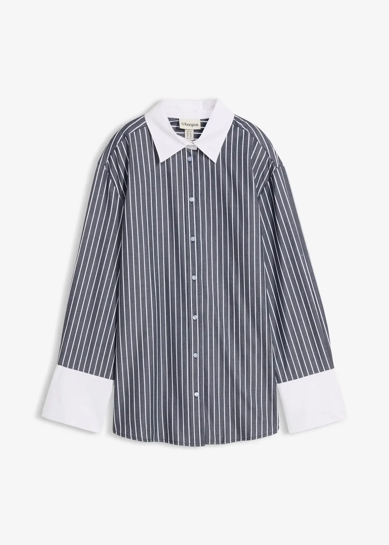 bonprix Chemisier oversize 100% coton|Femme Chemisiers