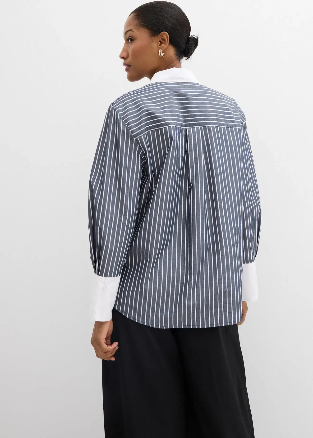 bonprix Chemisier oversize 100% coton|Femme Chemisiers