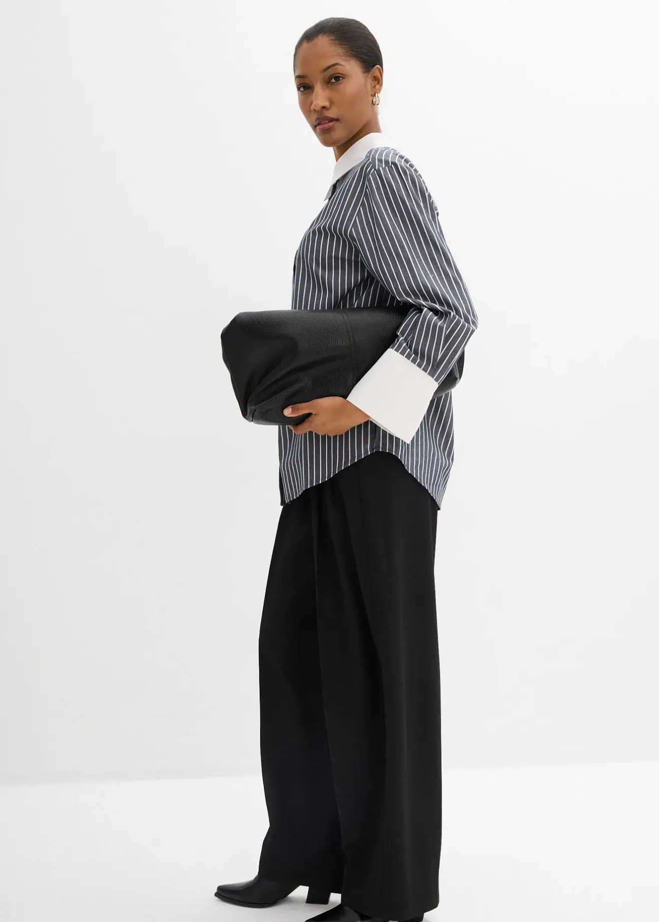 bonprix Chemisier oversize 100% coton|Femme Chemisiers