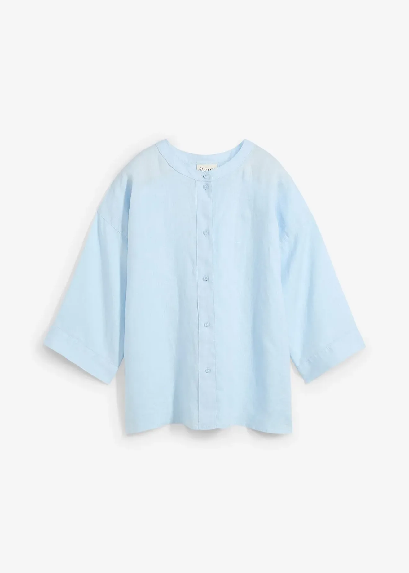 bonprix Chemisier oversize 100% lin|Femme Premium|Chemisiers