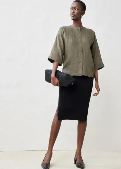 Femme bonprix Premium|Chemisiers|Chemisier oversize 100% lin