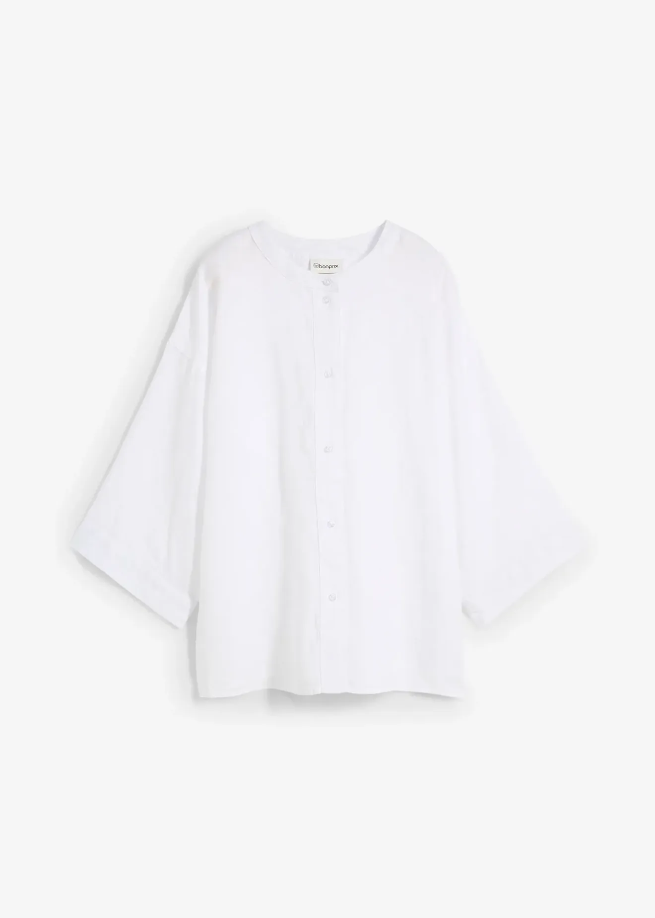 bonprix Chemisier oversize 100% lin|Femme Premium|Chemisiers