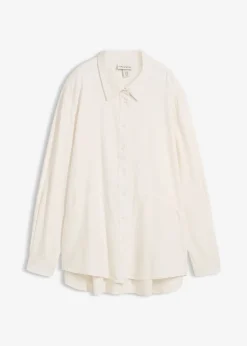 bonprix Chemisier oversize en lin mélangé|Femme Chemisiers